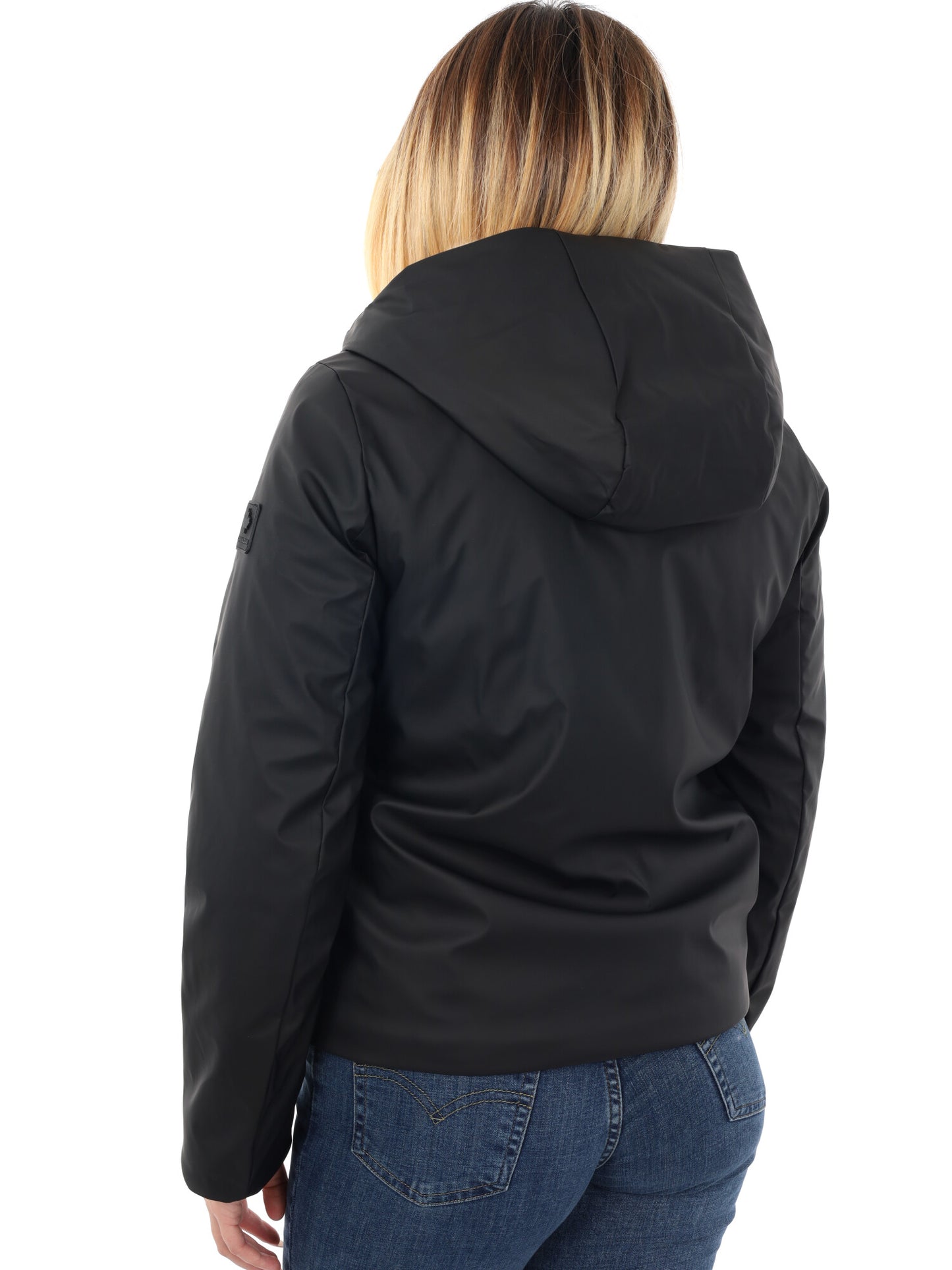 GIUBBINO RANCREDIA CON CAPPUCCIO CANADIAN DA DONNA NERO