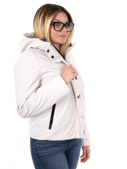 GIUBBINO RANCREDIA CON CAPPUCCIO CANADIAN DA DONNA PANNA