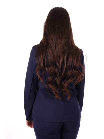 Giacca punto Milano Yes-Zee blu donna