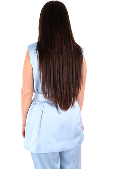 Yes-Zee giubbotto donna azzurro leggero e versatile per la primavera