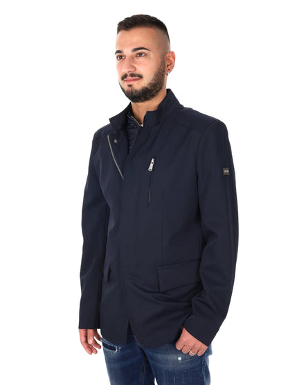 Yes zee giacca giubbino da uomo blu