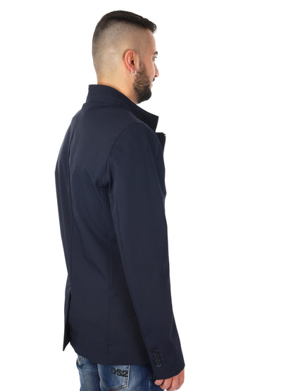 Yes zee giacca giubbino da uomo blu