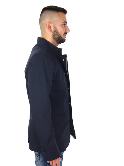 Yes zee giacca giubbino da uomo blu