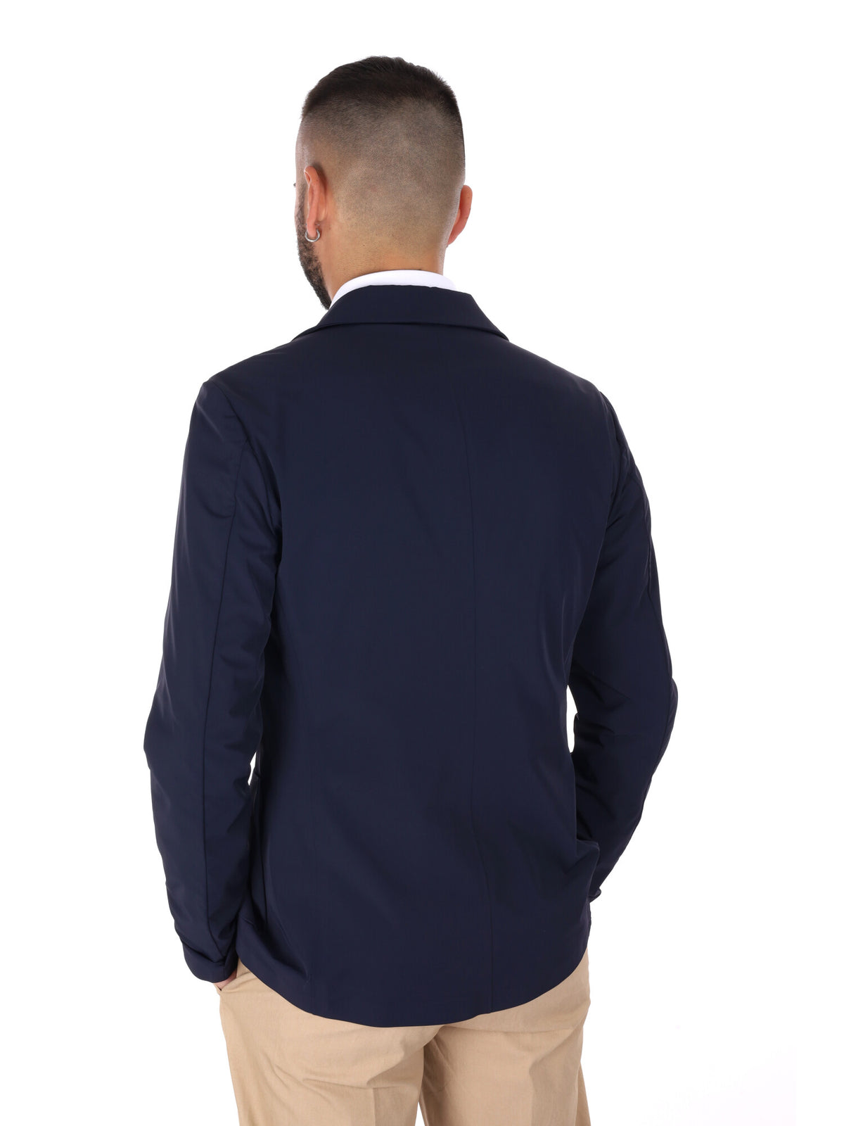 Yes zee giacca perfo da uomo blu