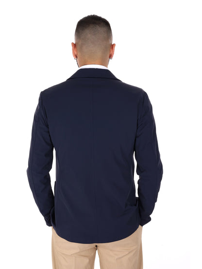 Yes zee giacca perfo da uomo blu