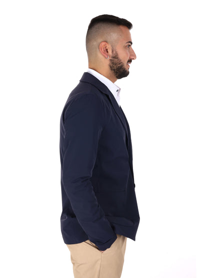 Yes zee giacca perfo da uomo blu