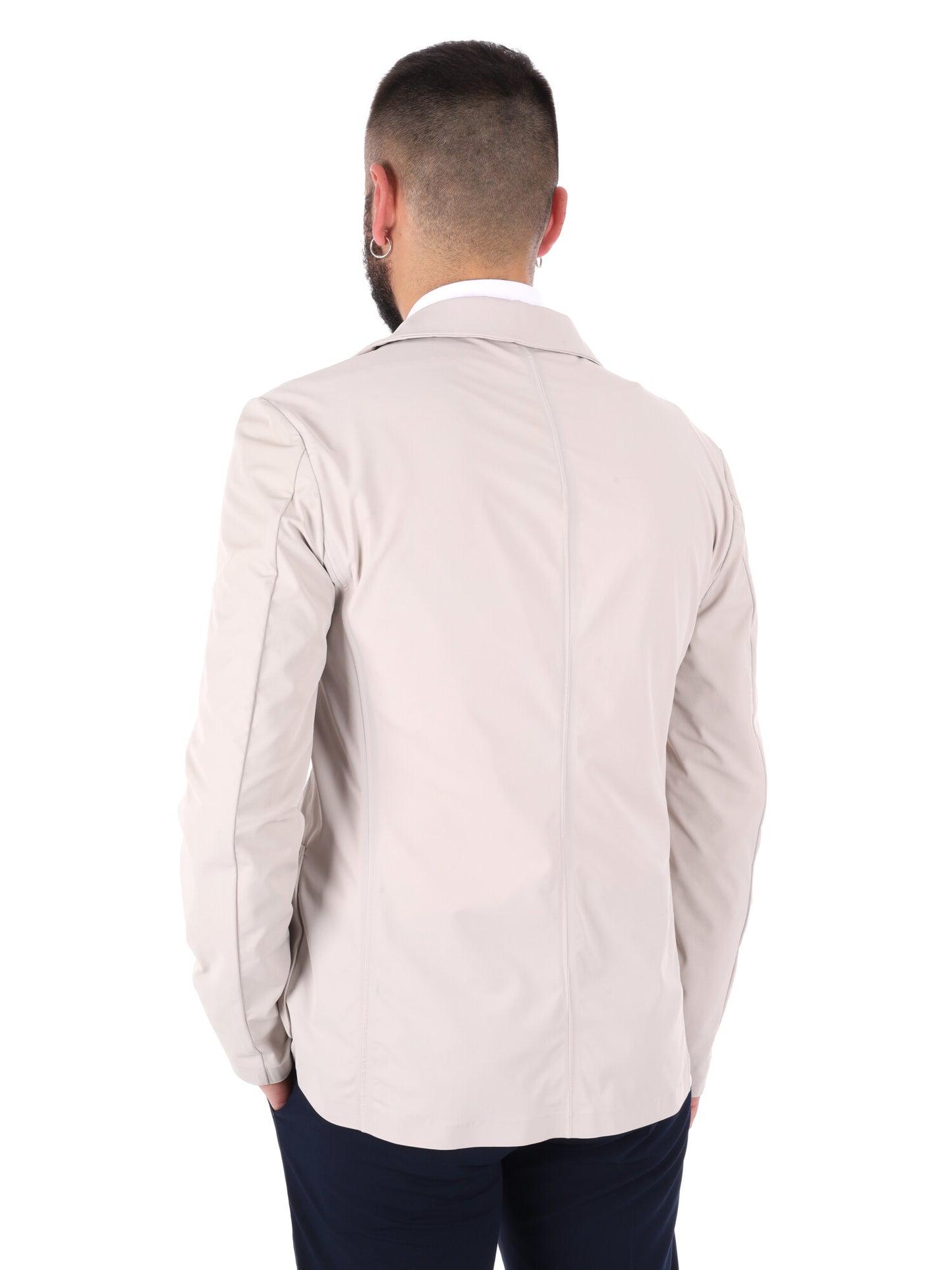 Yes-Zee giacca blazer uomo crema per la primavera-estate