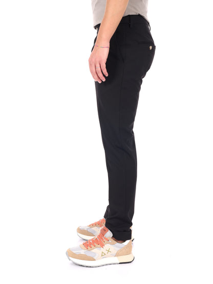 Pantalone elegante FB Galileo Catena nero da uomo