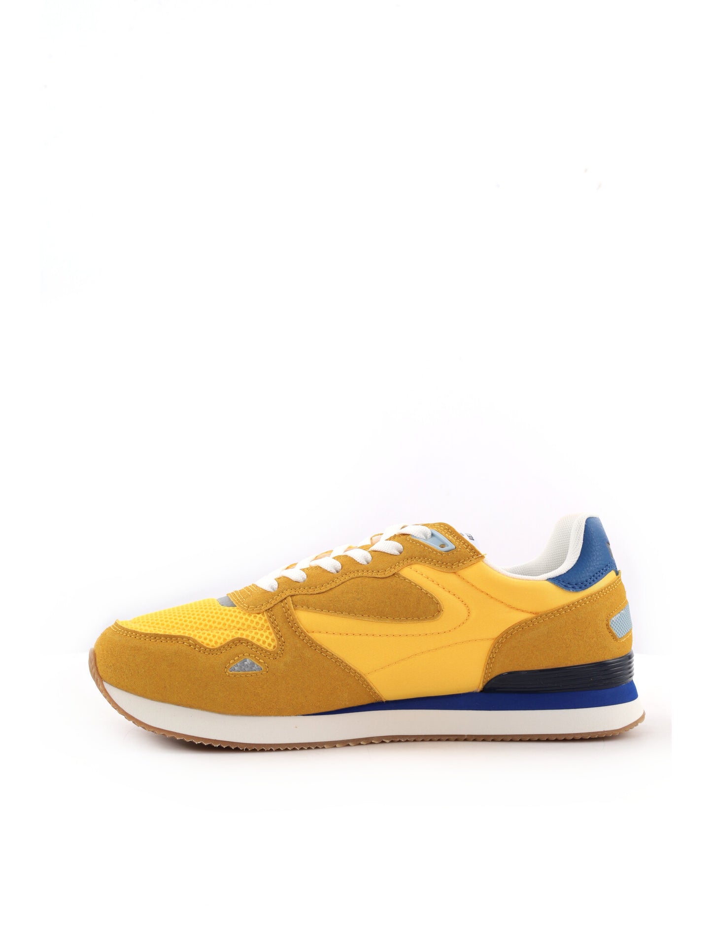 Gas Omy Mix, sneakers uomo gialle con dettagli a contrasto