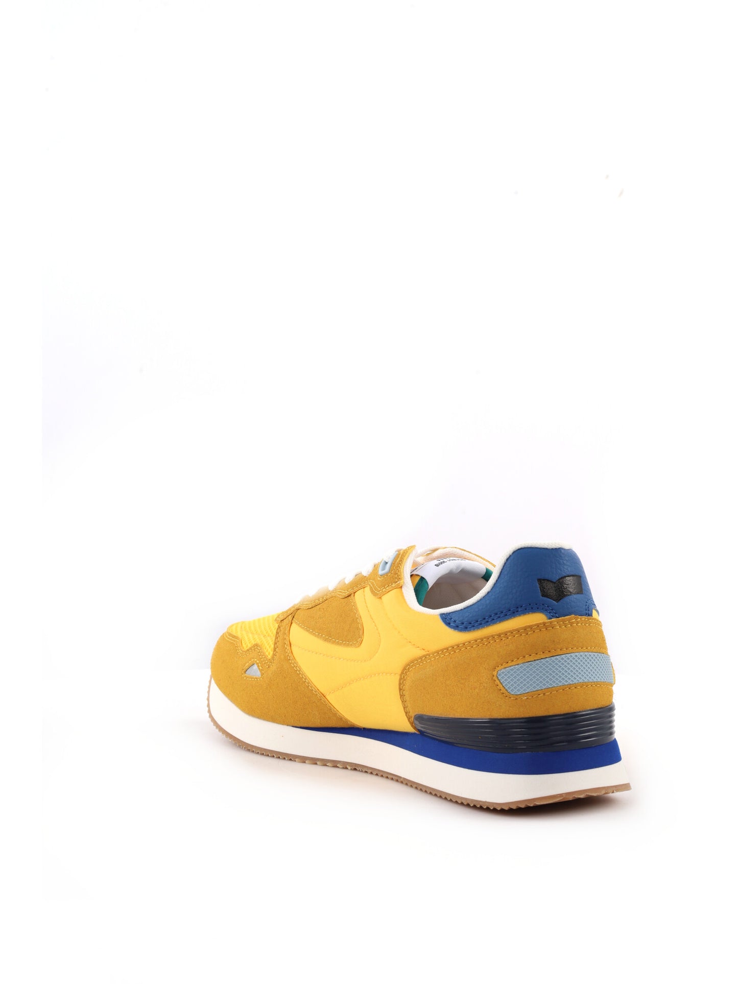 Gas Omy Mix, sneakers uomo gialle con dettagli a contrasto