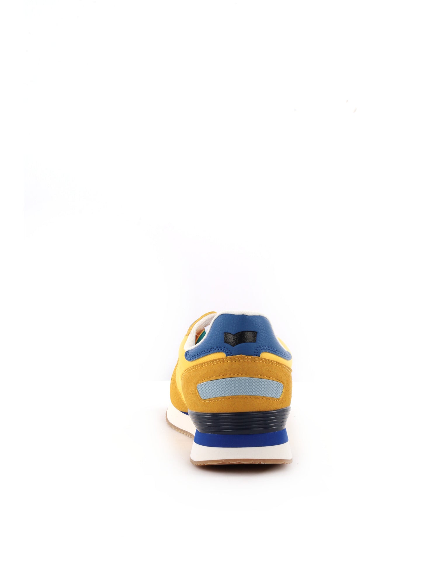 Gas Omy Mix, sneakers uomo gialle con dettagli a contrasto