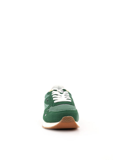 Gas Omy Mix, sneakers stringate da uomo in verde