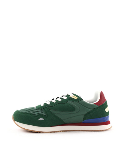 Gas Omy Mix, sneakers stringate da uomo in verde