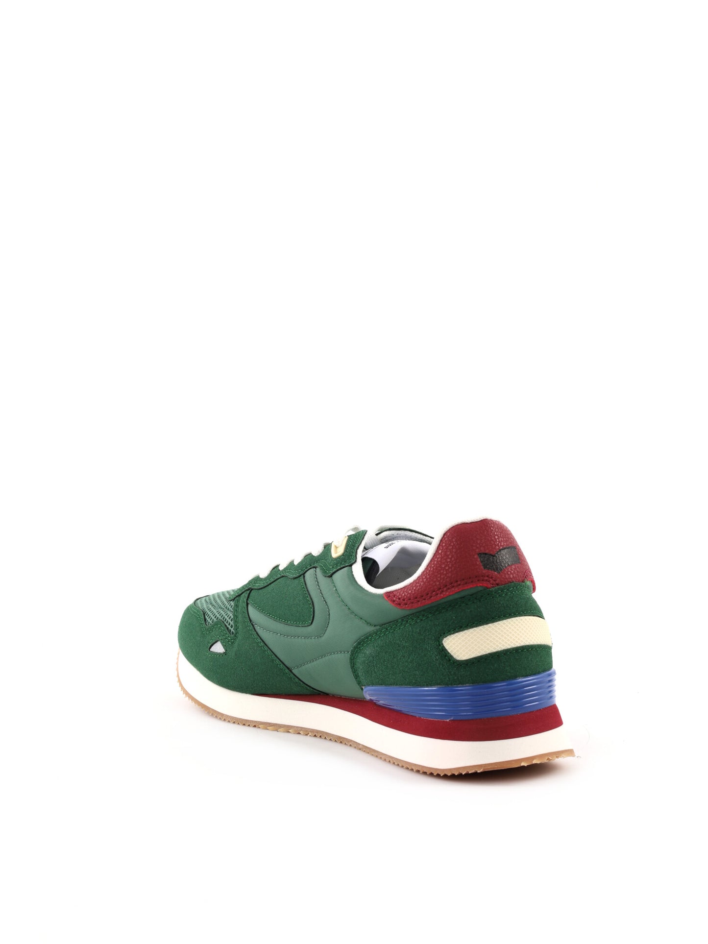 Gas Omy Mix, sneakers stringate da uomo in verde