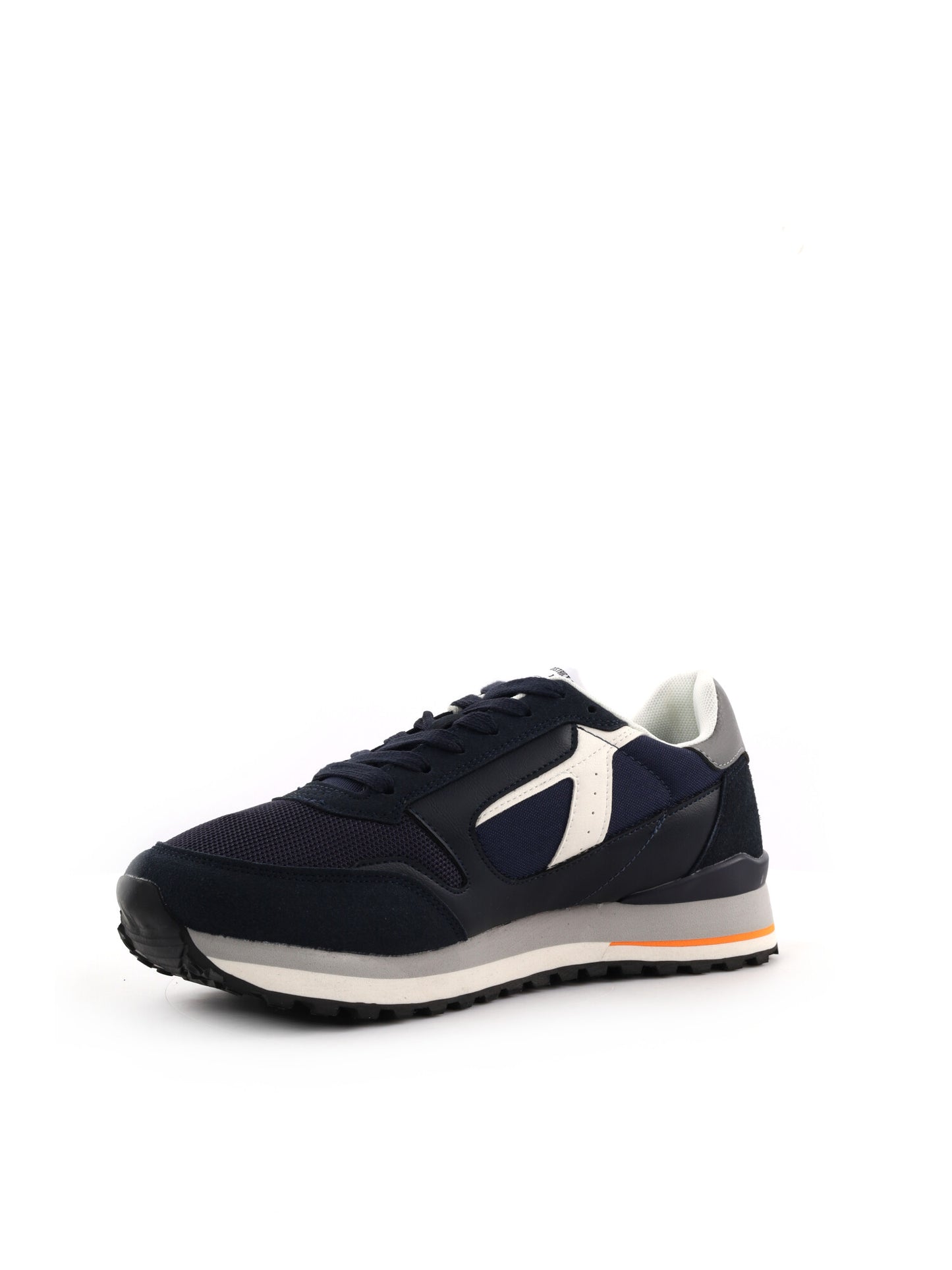 Gas Malik Mix, sneakers casual da uomo blu con dettagli a contrasto