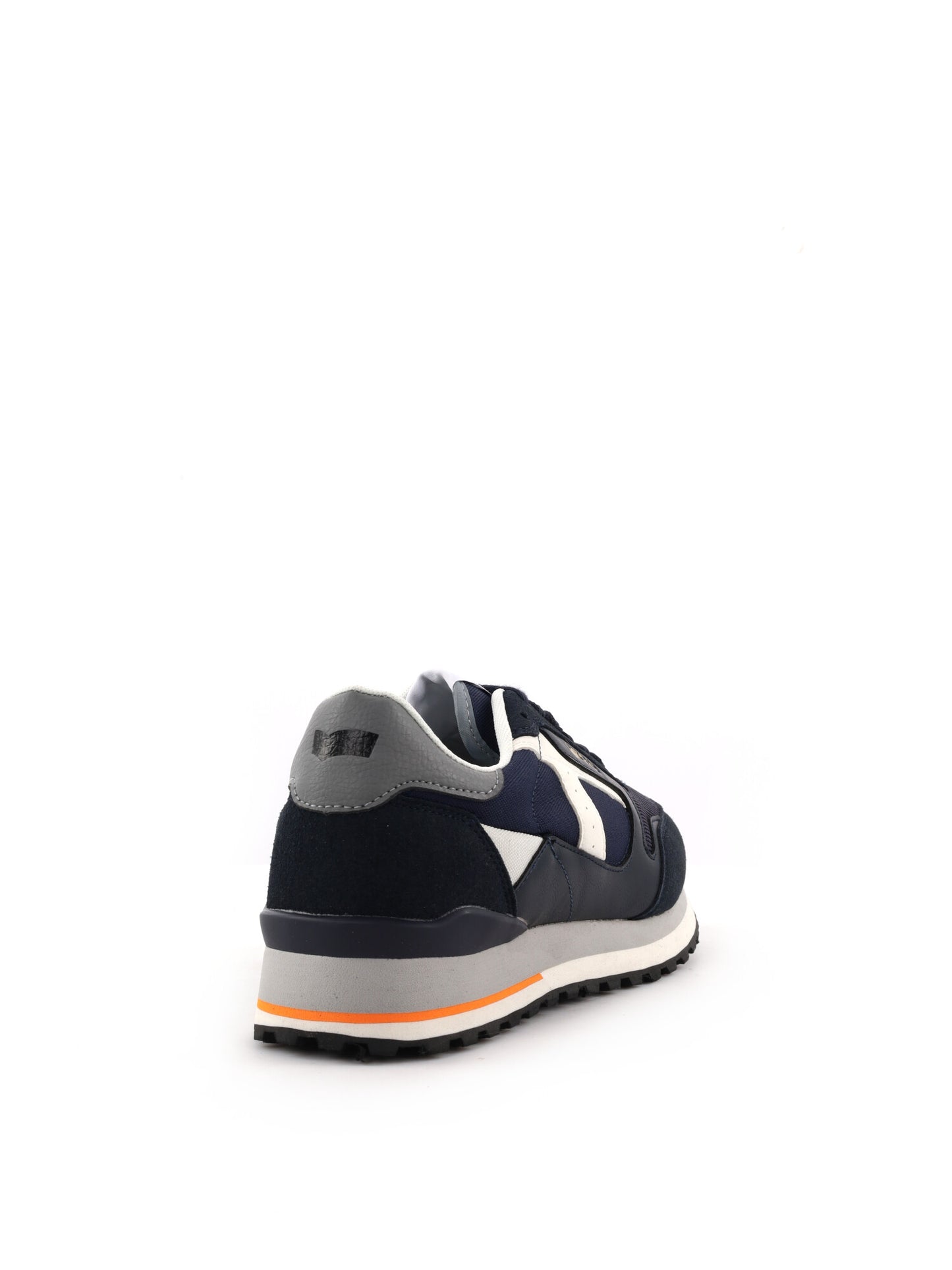 Gas Malik Mix, sneakers casual da uomo blu con dettagli a contrasto