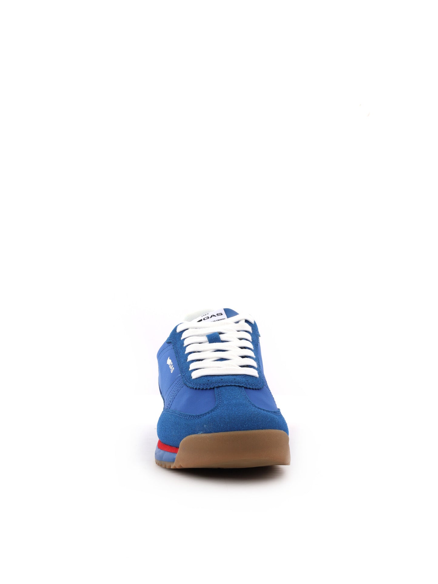 Gas Domingo Mix, sneakers casual da uomo blu con dettagli a contrasto