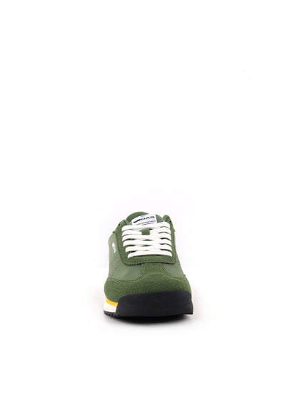 Gas Domingo Mix, sneakers stringate uomo verde casual