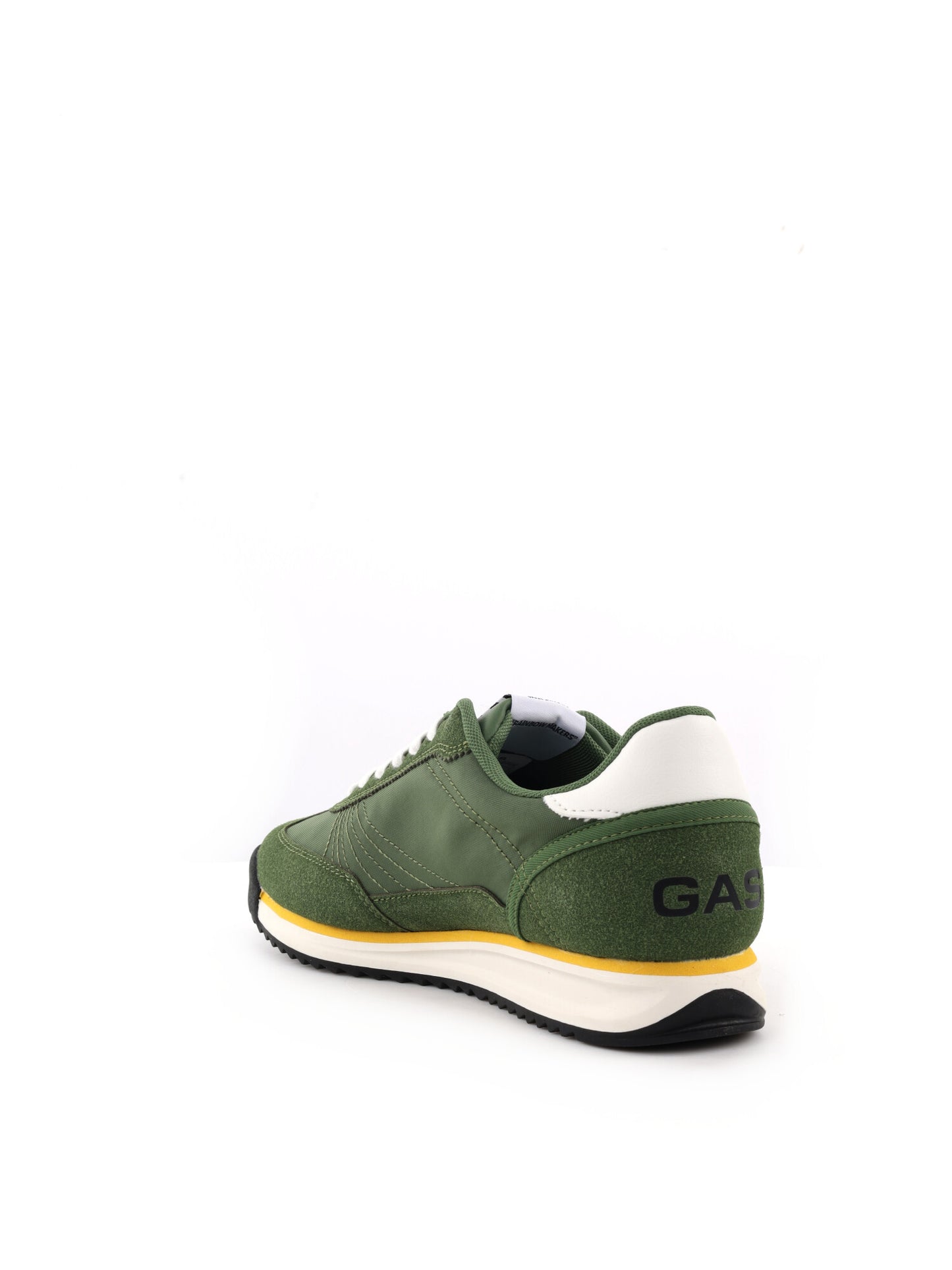 Gas Domingo Mix, sneakers stringate uomo verde casual