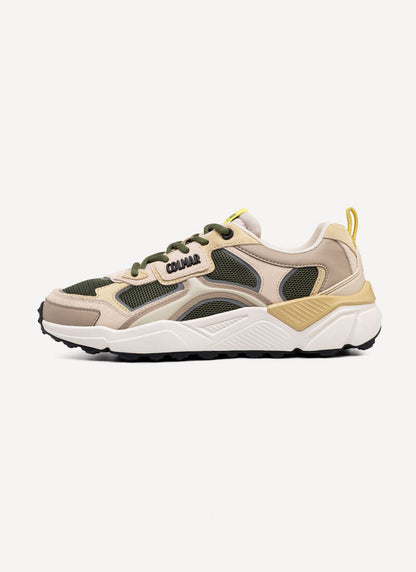 SNEAKERS VERDE-MULTICOLOR GARNER COLMAR DA UOMO