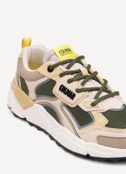 SNEAKERS VERDE-MULTICOLOR GARNER COLMAR DA UOMO