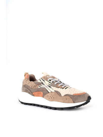 SNEAKERS TEDDY CLYO' DA DONNA KAKI