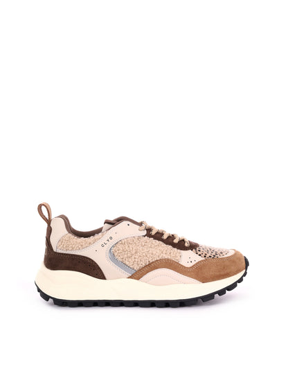 SNEAKERS TEDDY CLYO' DA DONNA CAMEL