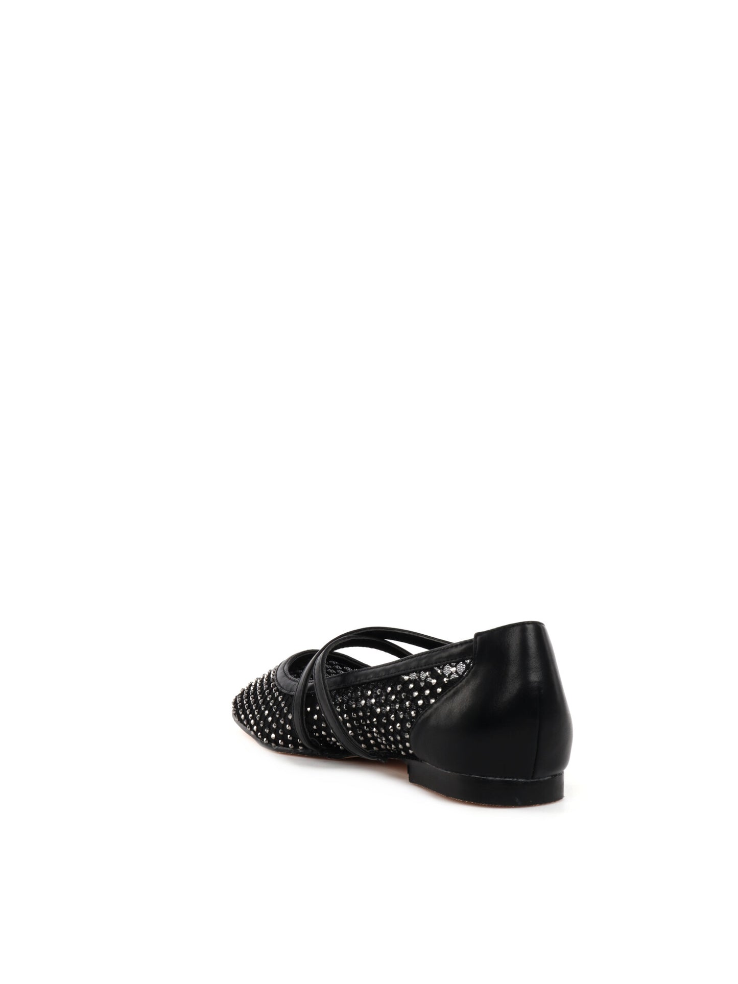 BALLERINA CON STRASS CLYO' DA DONNA NERO