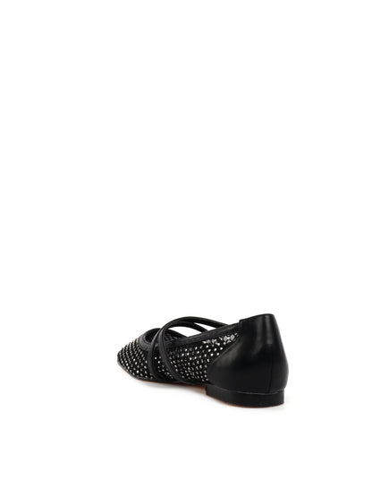 BALLERINA CON STRASS CLYO' DA DONNA NERO