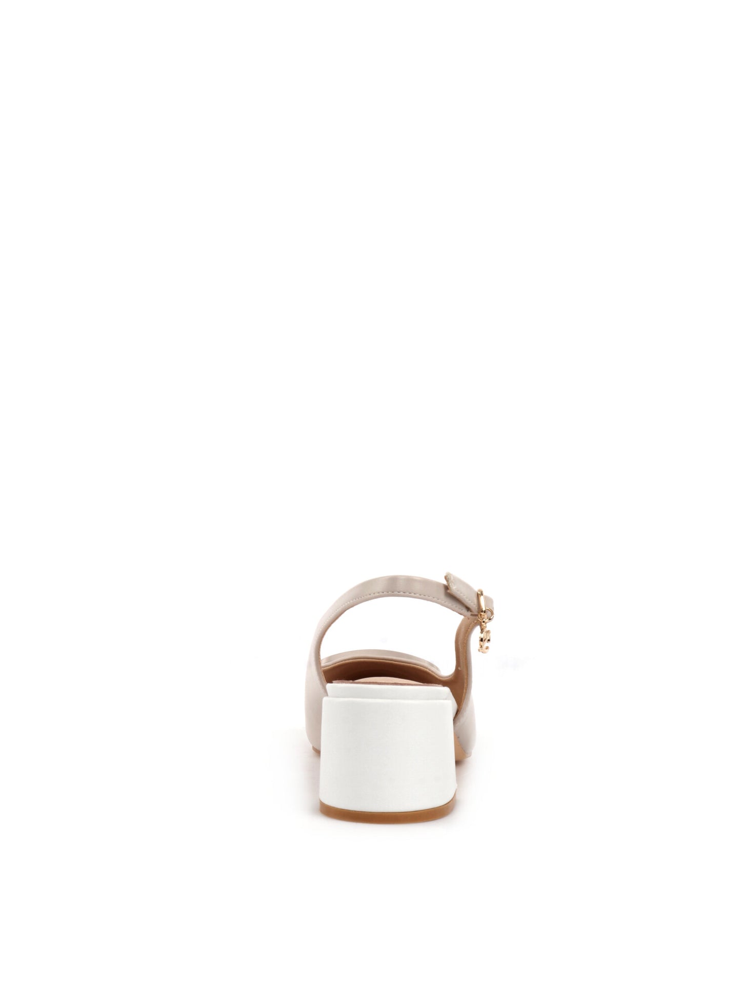 SLINGBACK BICOLOR CLYO' DA DONNA BIANCO BEIGE
