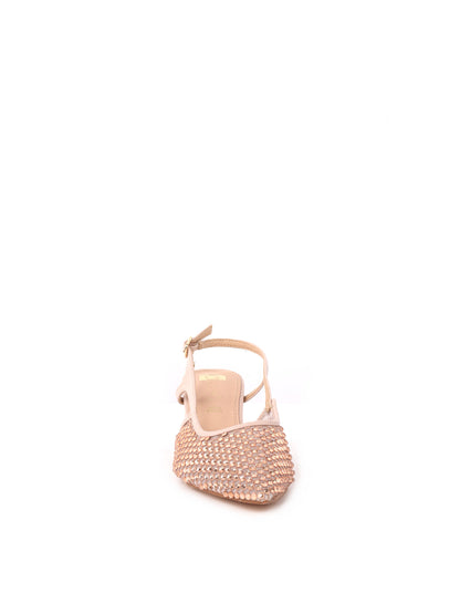 Eleganti décolleté Clyo' GD397 beige da donna con tacco comodo