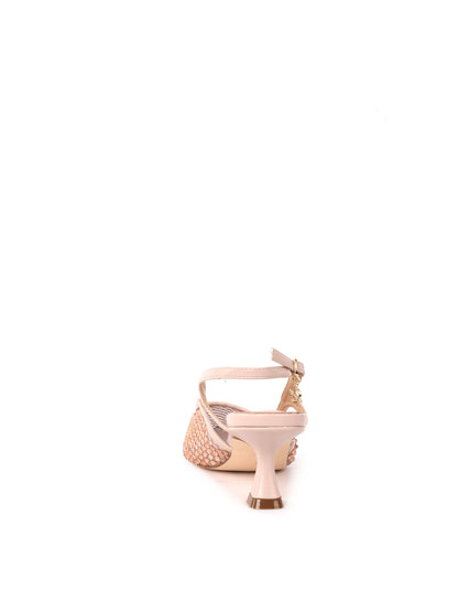 Eleganti décolleté Clyo' GD397 beige da donna con tacco comodo