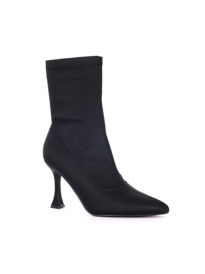 STIVALETTO IN TESSUTO CLYO' DA DONNA NERO