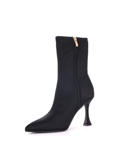 STIVALETTO IN TESSUTO CLYO' DA DONNA NERO