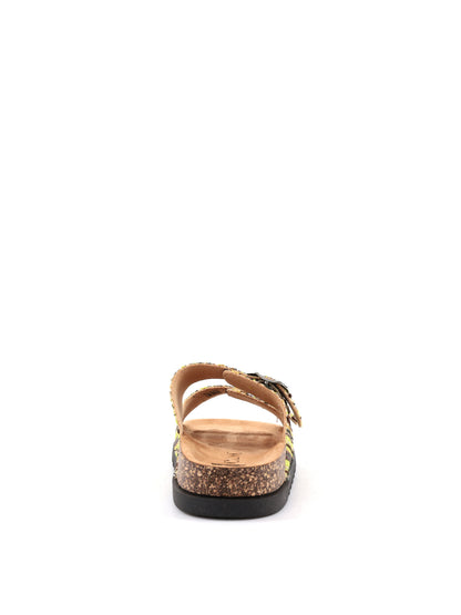 Sandali verdi da donna Clyo' per la primavera-estate casual