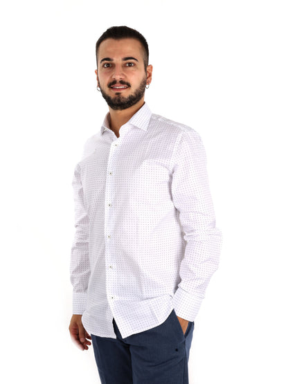 Fb Giove 20, camicia da uomo bianca