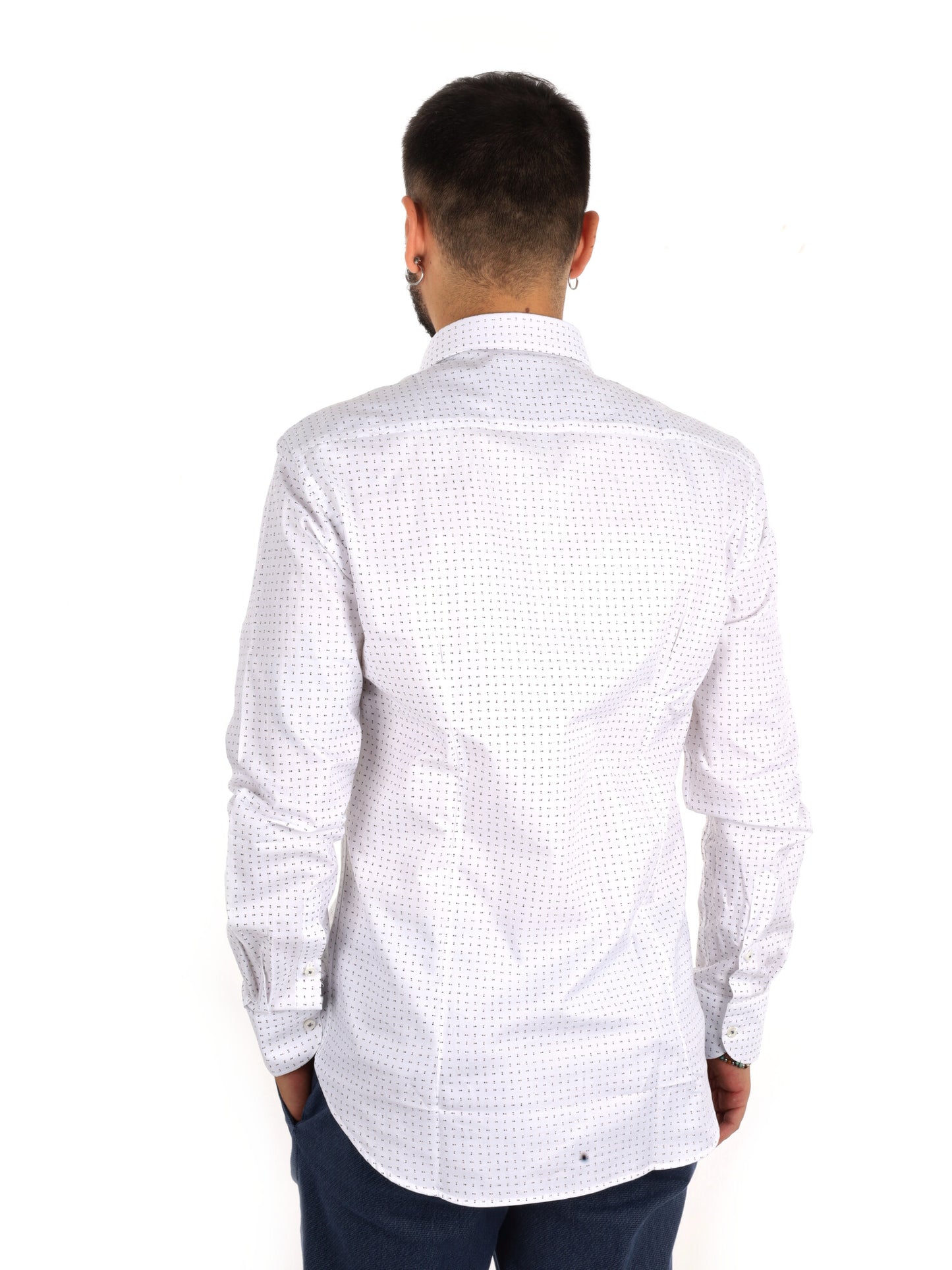 Fb Giove 20, camicia da uomo bianca