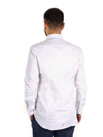 Fb Giove 20, camicia da uomo bianca