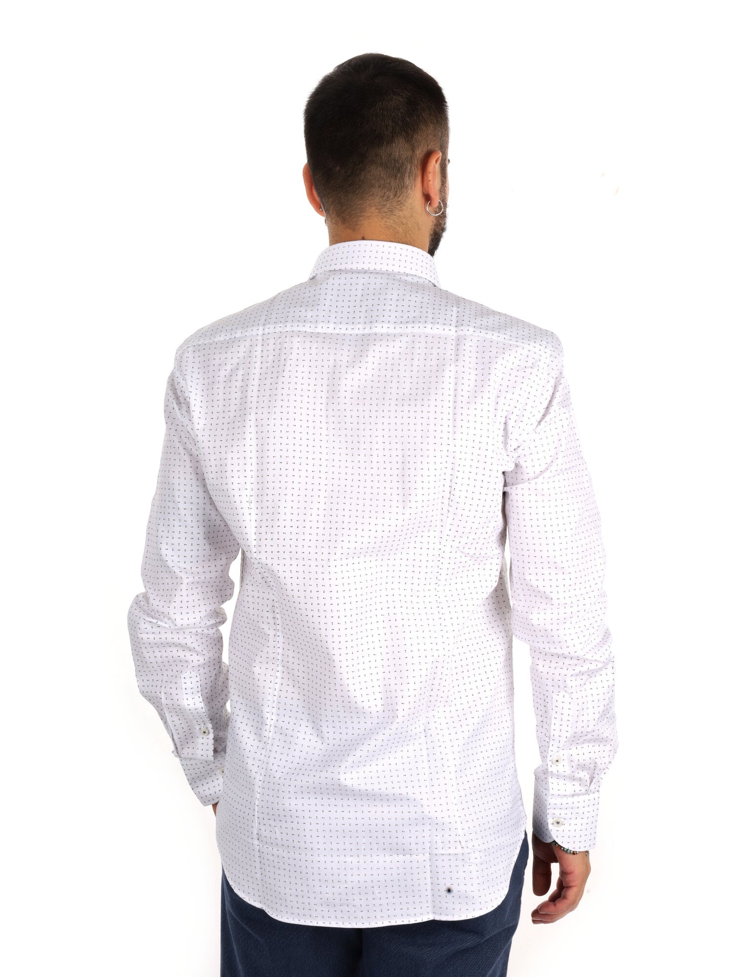 Fb Giove 20, camicia da uomo bianca