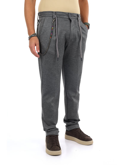 Fb Giubilo 91, pantalone da uomo grigio