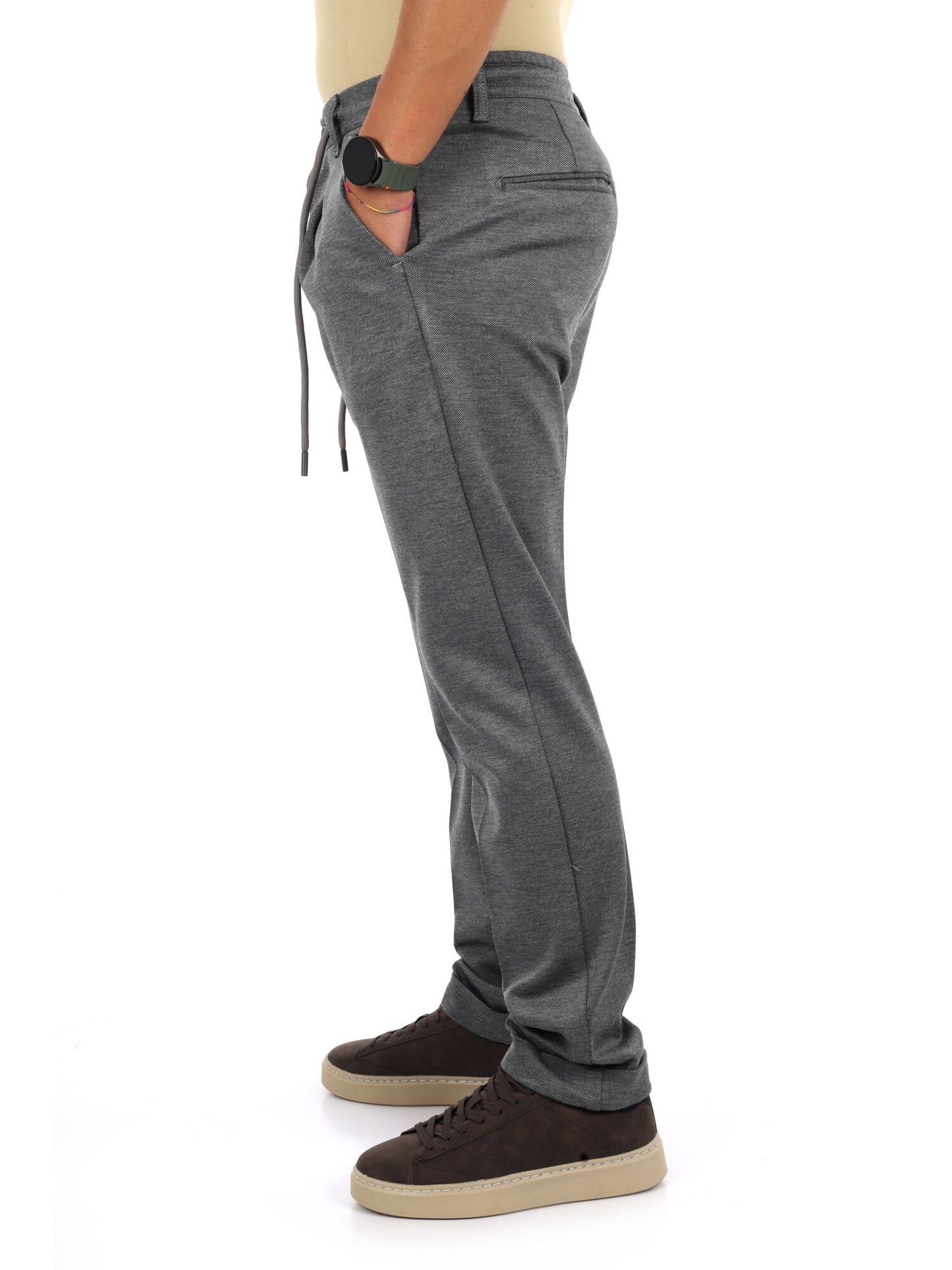 Fb Giubilo 91, pantalone da uomo grigio