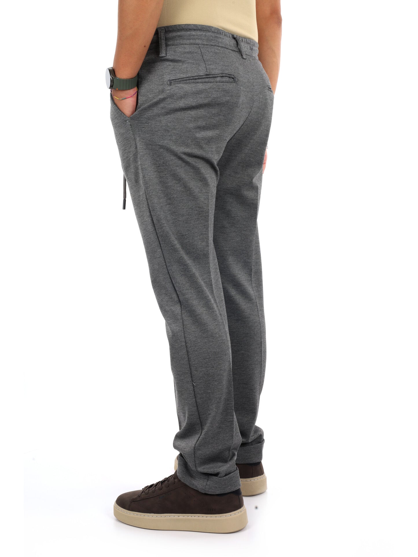 Fb Giubilo 91, pantalone da uomo grigio