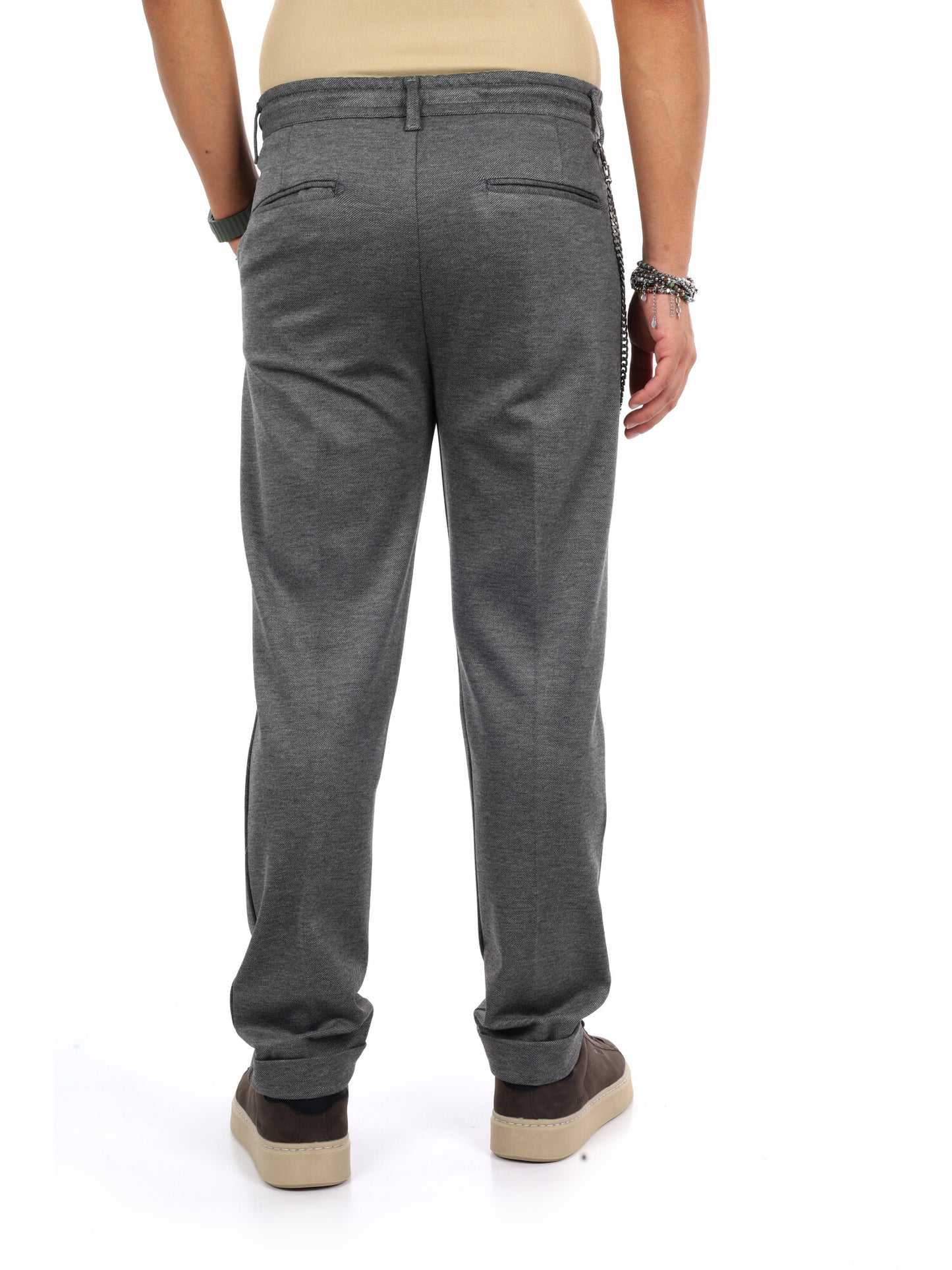 Fb Giubilo 91, pantalone da uomo grigio