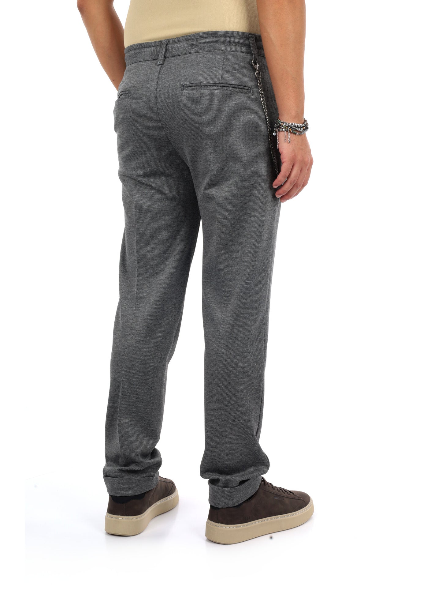 Fb Giubilo 91, pantalone da uomo grigio