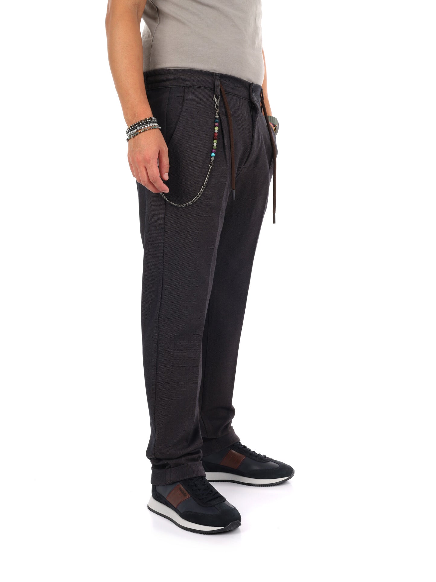 Fb Giubilo 92, pantalone da uomo marrone