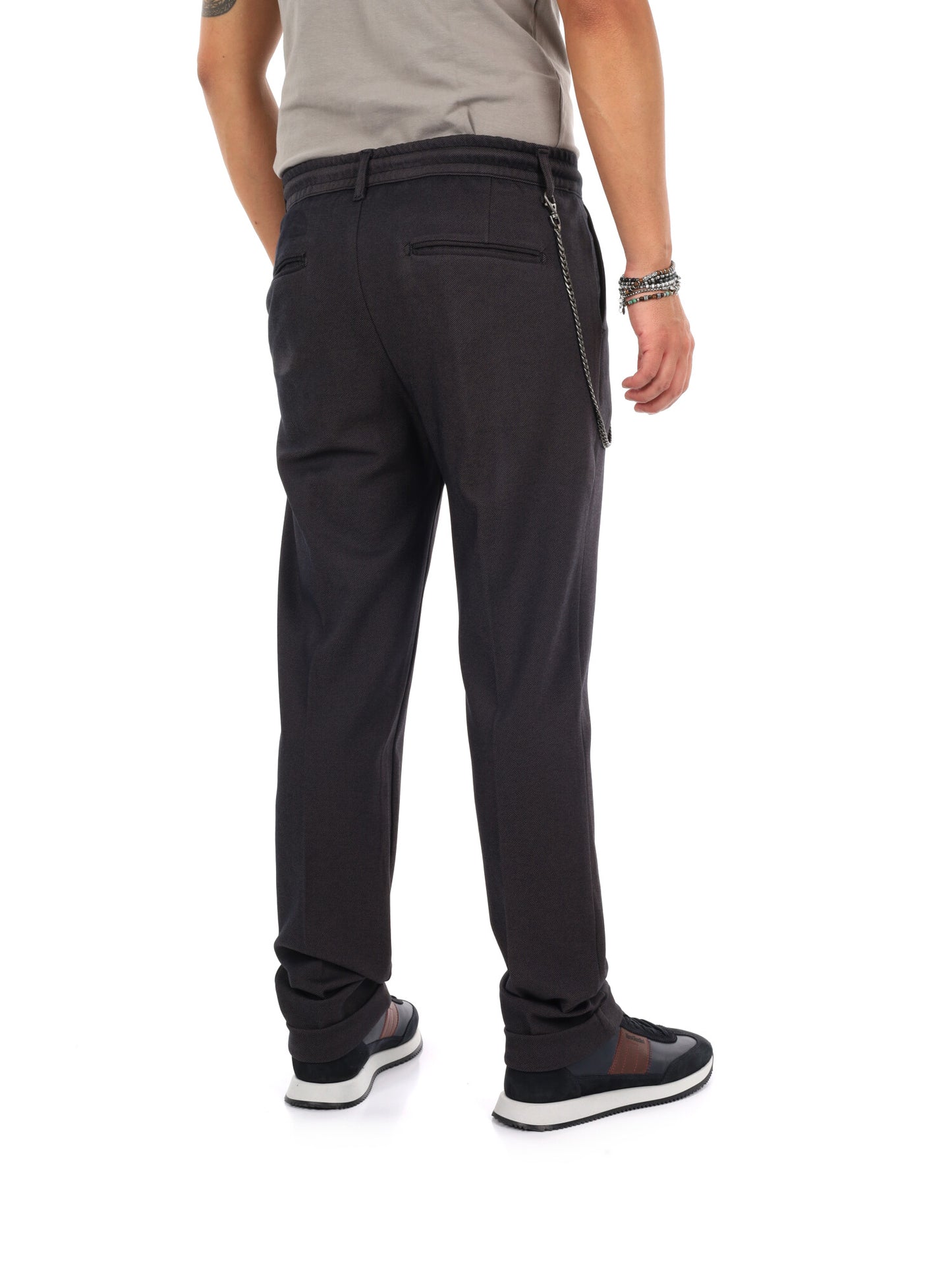 Fb Giubilo 92, pantalone da uomo marrone