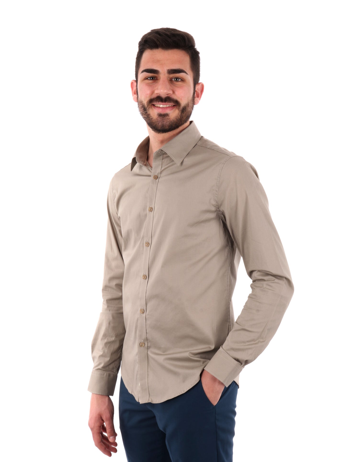 GIANNI LUPO CAMICIA - BEIGE