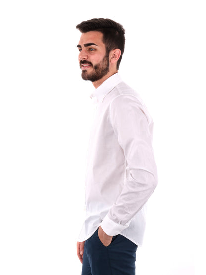 CAMICIA GIANNI LUPO UOMO BIANCO