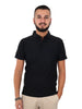 polo-gianni-lupo-da-uomo-nera-in-tessuto-leggero