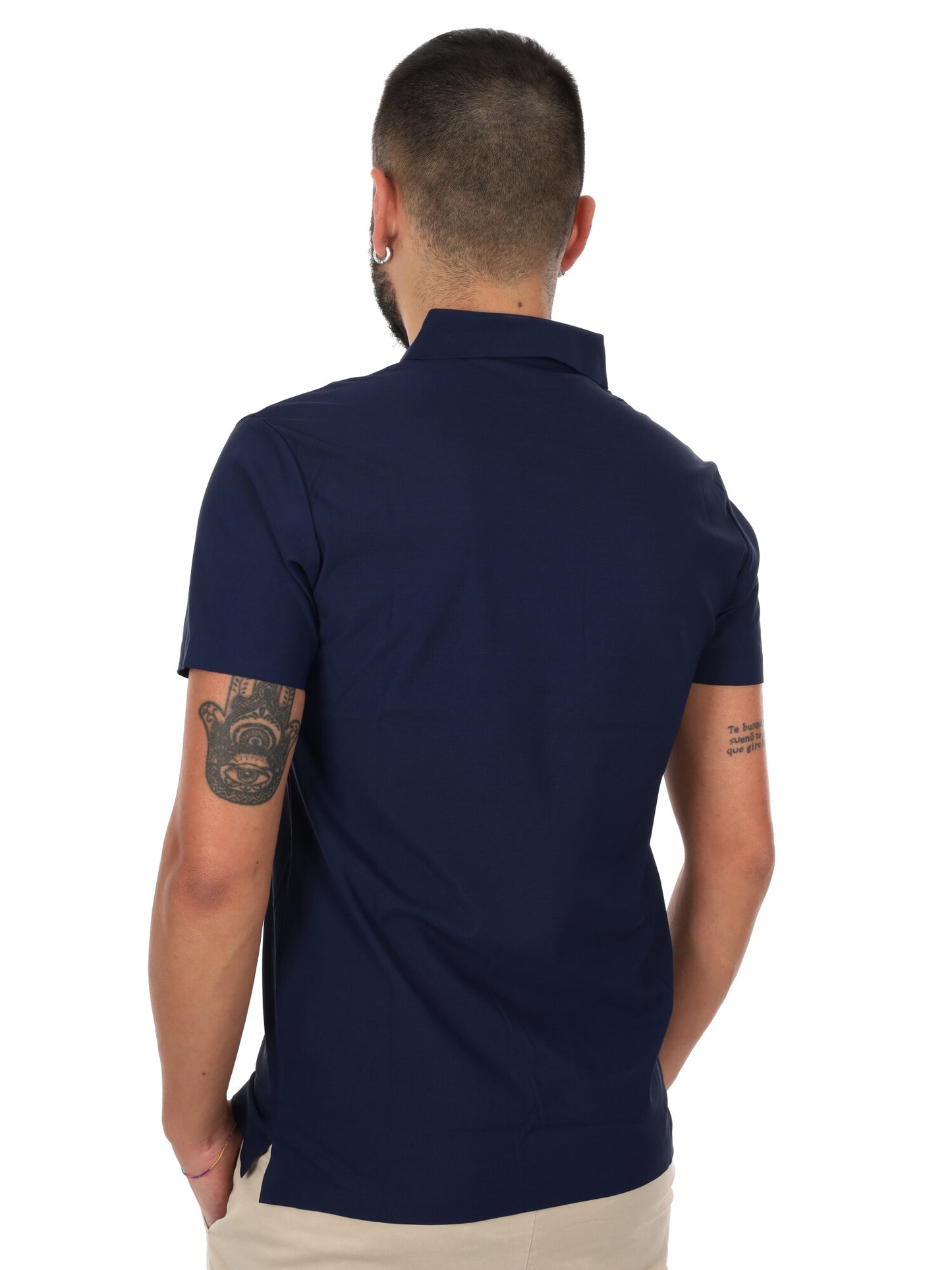 Polo da uomo Gianni Lupo blu per un look casual raffinato